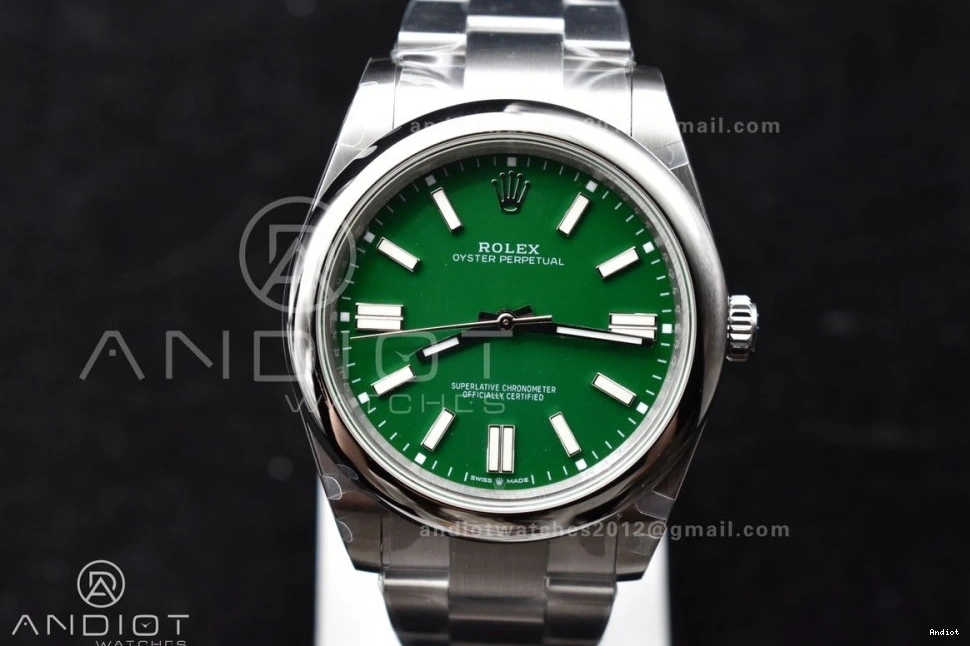 Steel Best DIWF 41mm 904L Edition 124300 Green Perpetual A3230 1:1 Oyster Dial 0513